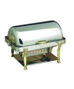 Bon Chef 18040 - Elite Chafer, rectangular, 2 gallon, stainless steel with Lion legs