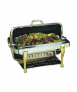 Bon Chef 19040 - Elite Chafer, rectangular, 2 gallon, stainless steel with Roman legs