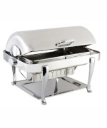 Bon Chef 19040CH - Elite Chafer, rectangular, 2 gallon, stainless steel with chrome Roman legs