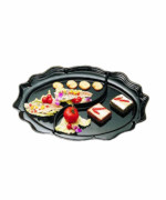 Bon Chef 2030D - Queen Anne Divided Platter, 18-3/4