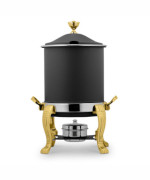Bon Chef 30001HL-NERO - Petite Martime/Soup Tureen, 8 qt., with hinged lid, Nero