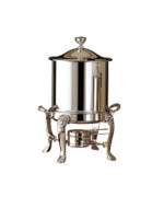 Bon Chef 38001HLCH - Lion Petite Marmite, 8 qt., with hinged lid, chrome plated