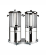 Bon Chef 40506 - Juice Dispenser, double, (2) 2 gallon each cylinder, 19-1/4