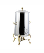 Bon Chef 48101-1 - Coffee Urn, 2 gallon, non-insulated, brass trim, Lion
