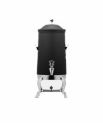 Bon Chef 49005C-NERO - Insulated Coffee Urn, 5 gallon, chrome trim, Bianco finish, Roman