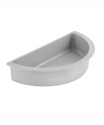 Bon Chef 50731/2 - Chafer Food Pan, 1/2 size, 3-1/2 qt., round, aluminum with Pewter-Glo finish