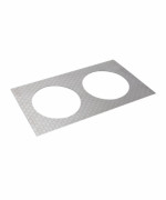 Bon Chef 52109262302 - Tile Inset, circles, 12-3/4 X 20-13/16 in. for (2) #62302NC