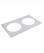 Bon Chef 52161 - Tile Inset, 12-3/4 X 20-13/16 in., with 2 cutouts for (2) #60000