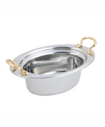 Bon Chef 5403HR - Food Pan, full oval, 3-3/4 qt., 13-1/8