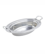 Bon Chef 5499HRSS - Food Pan, full oval, 6-1/8 qt., 19