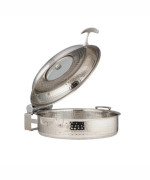 Bon Chef 60030HFSHL - Induction Brazier Pan, 6 qt., 12-3/8 dia., round, glass lid