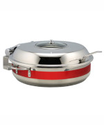 Bon Chef 60032CFREDSHL - French Pot, 9 qt., 14-3/4 dia., round, red