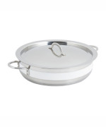 Bon Chef 60032CFWHITE - Classic Country French Pot, 9 qt., 14-3/4