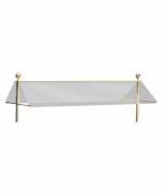 Bon Chef 90084 - Sneeze Guard, single, for 8' buffets, 88-1/2