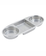 Bon Chef 9052 - Sauce/Relish Tray, 3-compartment, 3.75