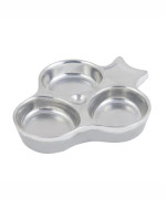 Bon Chef 9064 - Sauce Dish, 3 compartment, 2 oz, 5.5