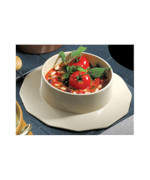 Bon Chef 91419097 - Soup Bowl Crock, 5 qt. 12 oz., with collar, aluminum with P