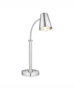 Bon Chef 9669 - Heat Lamp, 23 inch, free-standing, single bulb, chrome