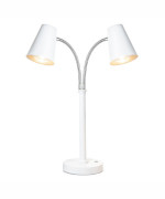 Bon Chef 9670-BIANCO - Heat Lamp, 23 inch, free-standing, double bulb, Bianco finish