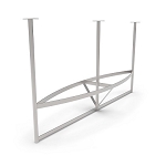 John Boos PRB04A-C - Pot Rack, ceiling mount, boat-shaped, 103-1/4