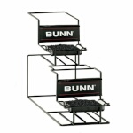 Bunn 35728.0000 - UNIV-2 APR Universal Airpot Rack, (1) lower & upper rack, carbon-steel wire construction