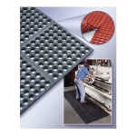 Cactus Mat 2523-R - Connecting Rubber Mat System, 3' x 3', 1/2
