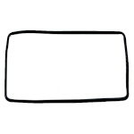 Cadco GN1235AO - Replacement Door Gasket, for Cadco OV-023 half size convection oven