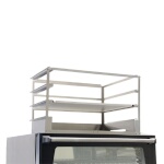 (Discontinued) Cadco OCR-Q - Cooling Rack, for (4) quarter size sheet pans, stainless steel