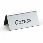 Cal-Mil 228-1-010 - Beverage Tent Sign (Coffee), 3