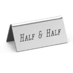 Cal-Mil 228-8-010 - Beverage Tent Sign (Half & Half), 3
