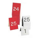 Cal-Mil 271A-2 - Engraved Number Tent Set, 3-1/2