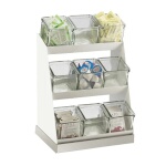 Cal-Mil 3018-55-12 - Luxe Condiment Display, 12-1/4