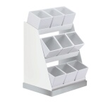 Cal-Mil 3018-55-15 - Luxe Condiment Display, 12-1/4