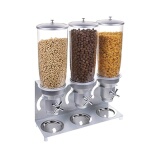 Cal-Mil 3517-3-39 - Cereal Dispenser, (3) 5L capacity cylinders, 18-1/2