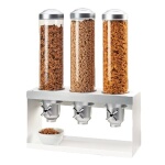 Cal-Mil 3598-3-55 - Luxe Cereal Dispenser, (3) 4-1/2L capacity cylinders, 20-1/2