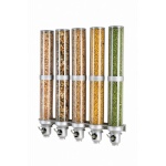 Cal-Mil 3618-5-39FF - Cereal Dispenser, (5) 9L capacity cylinders, 31