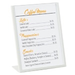 Cal-Mil 3671-811-15 - Menu/Card Holder, accommodates 8-1/2