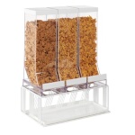 Cal-Mil 4108-15 - Cereal Dispenser, (3) 9.8L capacity bins, 17-1/4