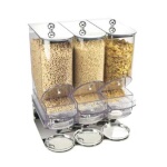 Cal-Mil 718 - Elite Portion Control Cereal Dispenser, (3) 9.8L capacity bins, 17