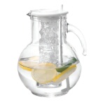 Cal-Mil JC100 - Gourmet Glass Pitcher, 1/2 gallon capacity, 8