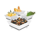 Cal-Mil SR1010-13 - Gourmet Quad Bowl Display, 19