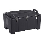 Cambro 100MPC110 - Camcarrier, top loading, holds (1) GN full size, 40 qt., double wall, black