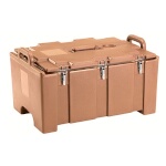 Cambro 100MPC157 - Camcarrier, top loading, capacity 40 qt., polyethylene, coffee beige