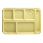 Cambro 10146CW145 - School Tray, 6-compartment, 10