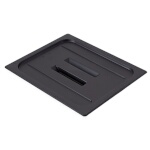 Cambro 10CWCH110 - Food Pan Cover, full size, with handle, polycarbonate, black, (Case of 6)