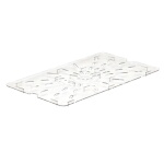 Cambro 10CWD135 - Drain Shelf, full size, for 12CW, 14CW, 16CW & 18CW, clear
