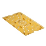 Cambro 10HPD150 - H-Pan Drain Shelf, full size, amber