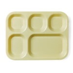 Cambro 14105CP161 - Tray, 5-compartment, 10-11/16