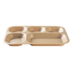 Cambro 14105CW133 - Tray, 5-compartment, 10-11/16
