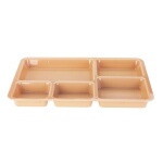 Cambro 1411CW133 - Meal Delivery Tray, 5-compartment, 14